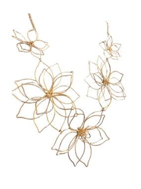 Flower Wire Neckace
